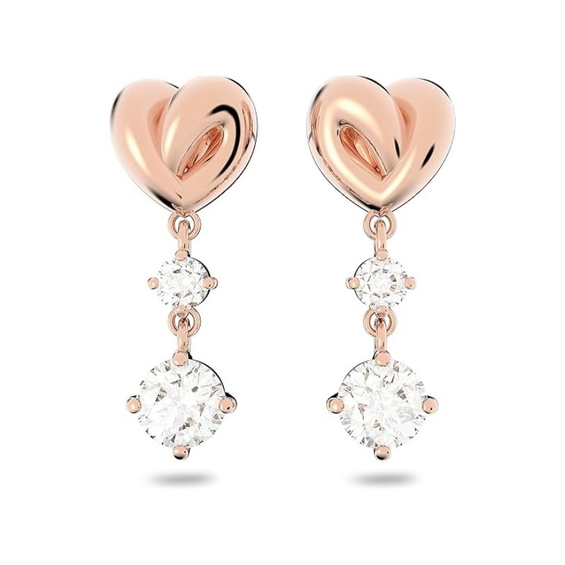 SWAROVSKI Lifelong Heart Earrings Crystal Jewelry