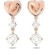 SWAROVSKI Lifelong Heart Earrings Crystal Jewelry