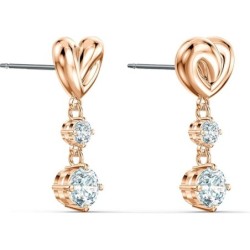 SWAROVSKI Lifelong Heart Earrings Crystal Jewelry