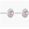 SWAROVSKI Angelic Square Earrings,Pink Crystal