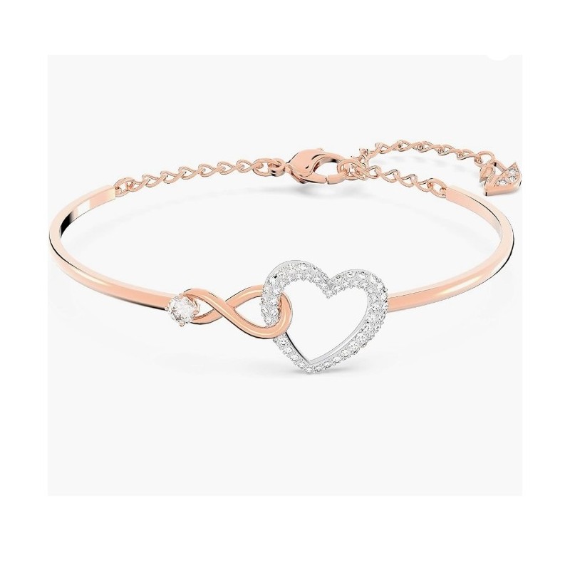 Swarovski Infinity Heart Bracelets Jewelry,Clear Crystals