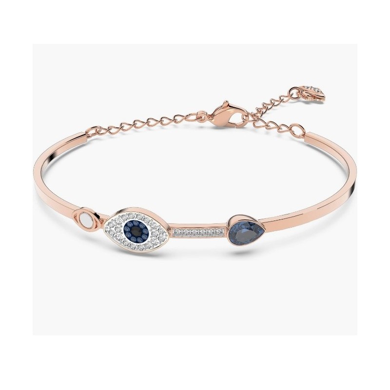 SWAROVSKI Symbolic Evil Eye Crystal Bracelets,Rose Gold Plated