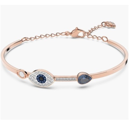 SWAROVSKI Symbolic Evil Eye Crystal Bracelets,Rose Gold Plated