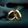 NOKMIT 3mm 14K Gold Filled Rings for Women Girls Dainty Gold