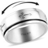 Shop LC 925 Sterling Silver Fidget Ring Spinner Ring Moon Star Anxiety