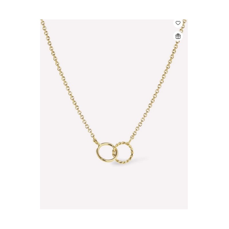 SAM Interlocking Circles Necklace