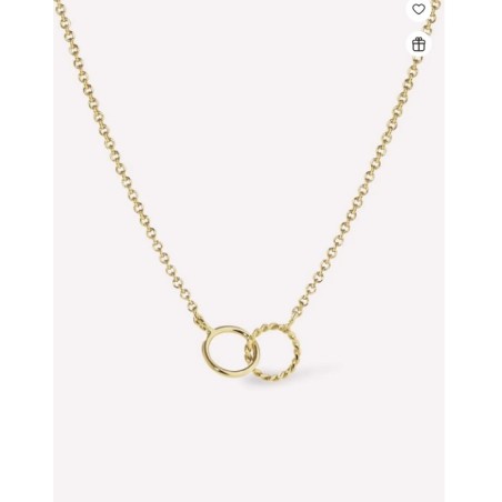 SAM Interlocking Circles Necklace