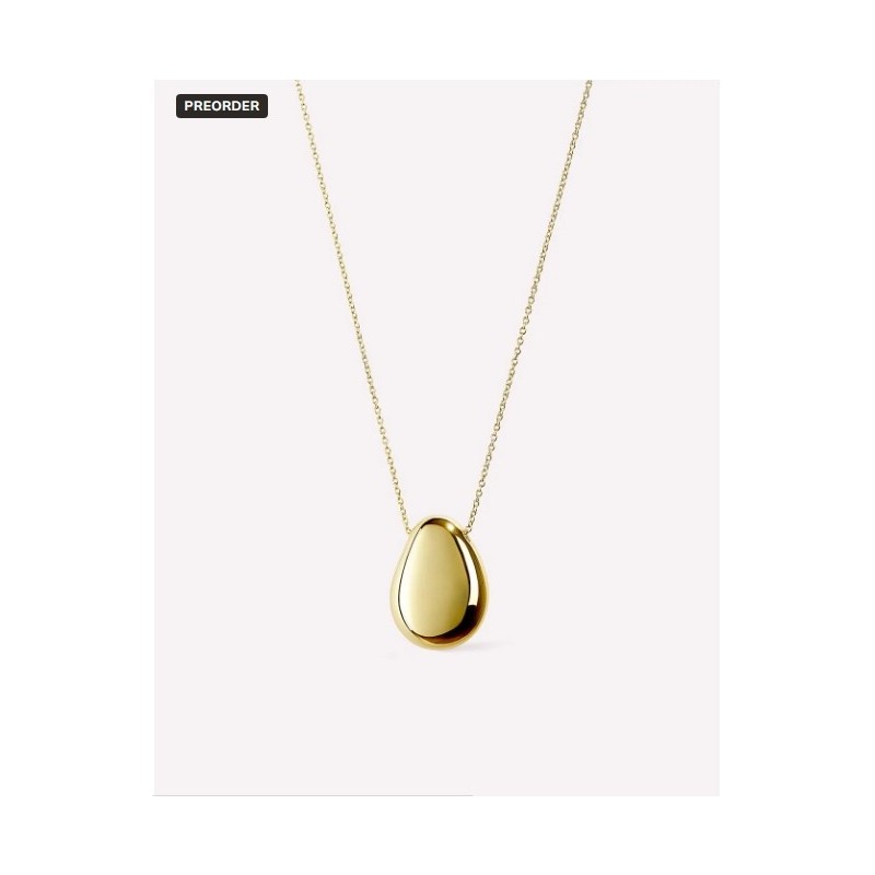 PEBBLE Gold Pendant Necklace