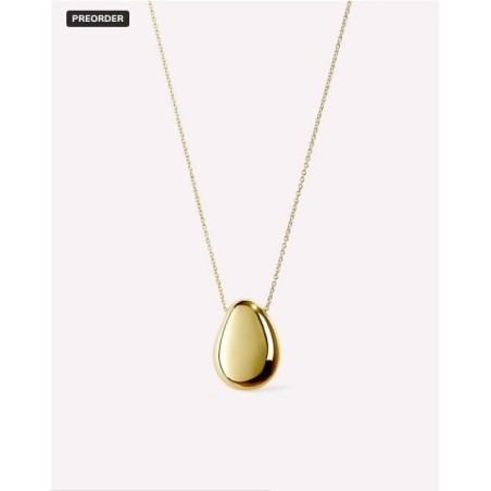 PEBBLE Gold Pendant Necklace