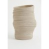 H&M HOME Asymmetric Stoneware Vase,Light beige