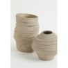 H&M HOME Asymmetric Stoneware Vase,Light beige