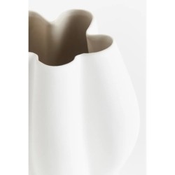 H&M HOME Stoneware Vase,White Colors