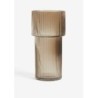 H&M HOME Large Glass Vase,Beige Colors