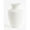 Large Stoneware Vase,White Colors