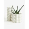 Reactive-glaze Vase,White Colors