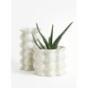 Reactive-glaze Plant Pot,White Colors