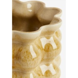 Reactive-glaze Plant Pot,Yellow Colors