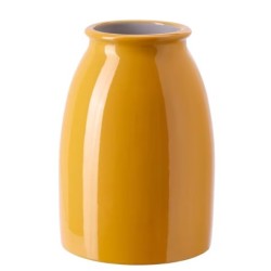 Vase, bright yellow